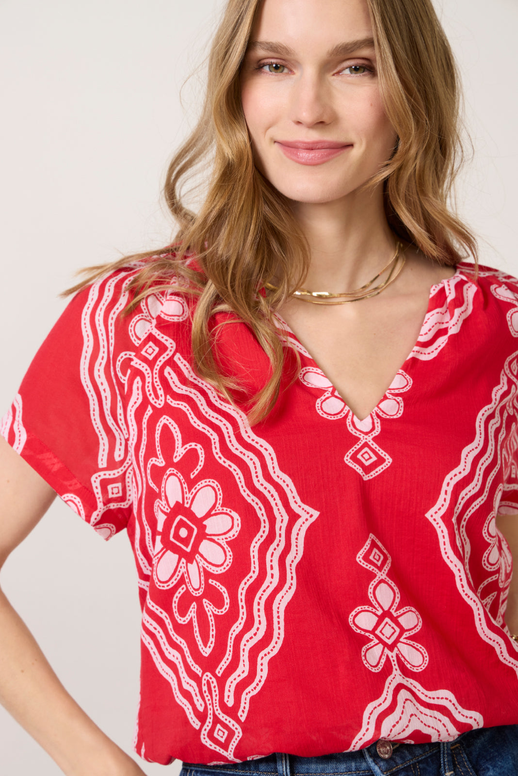 Jaylin Flutter Sleeve Top