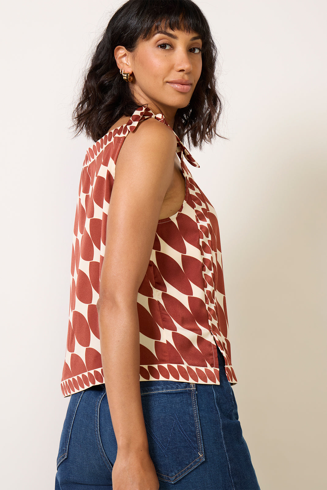 Kinsley Geo Print Top