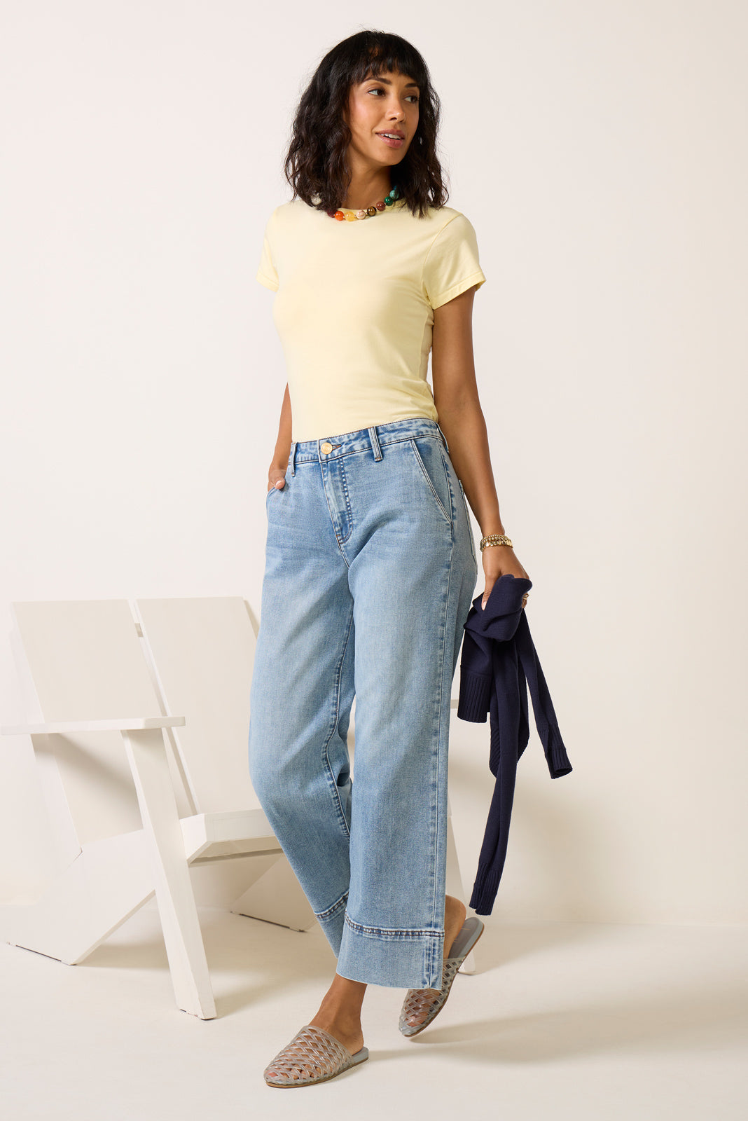 Charlotte Straight w Trouser Pockets