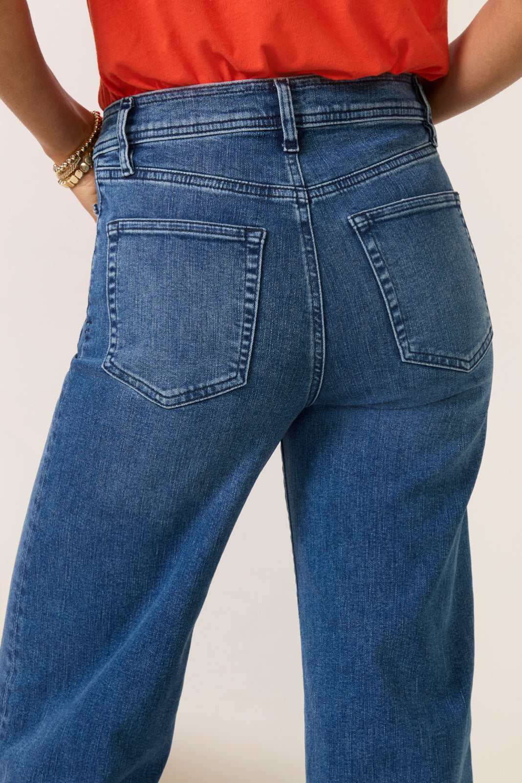 Le Slim Palazzo Crop Harbor Pocket