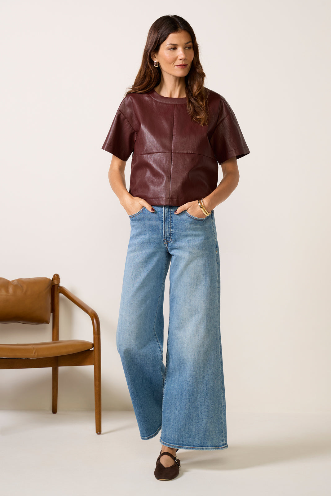 Good Waist Palazzo Jeans