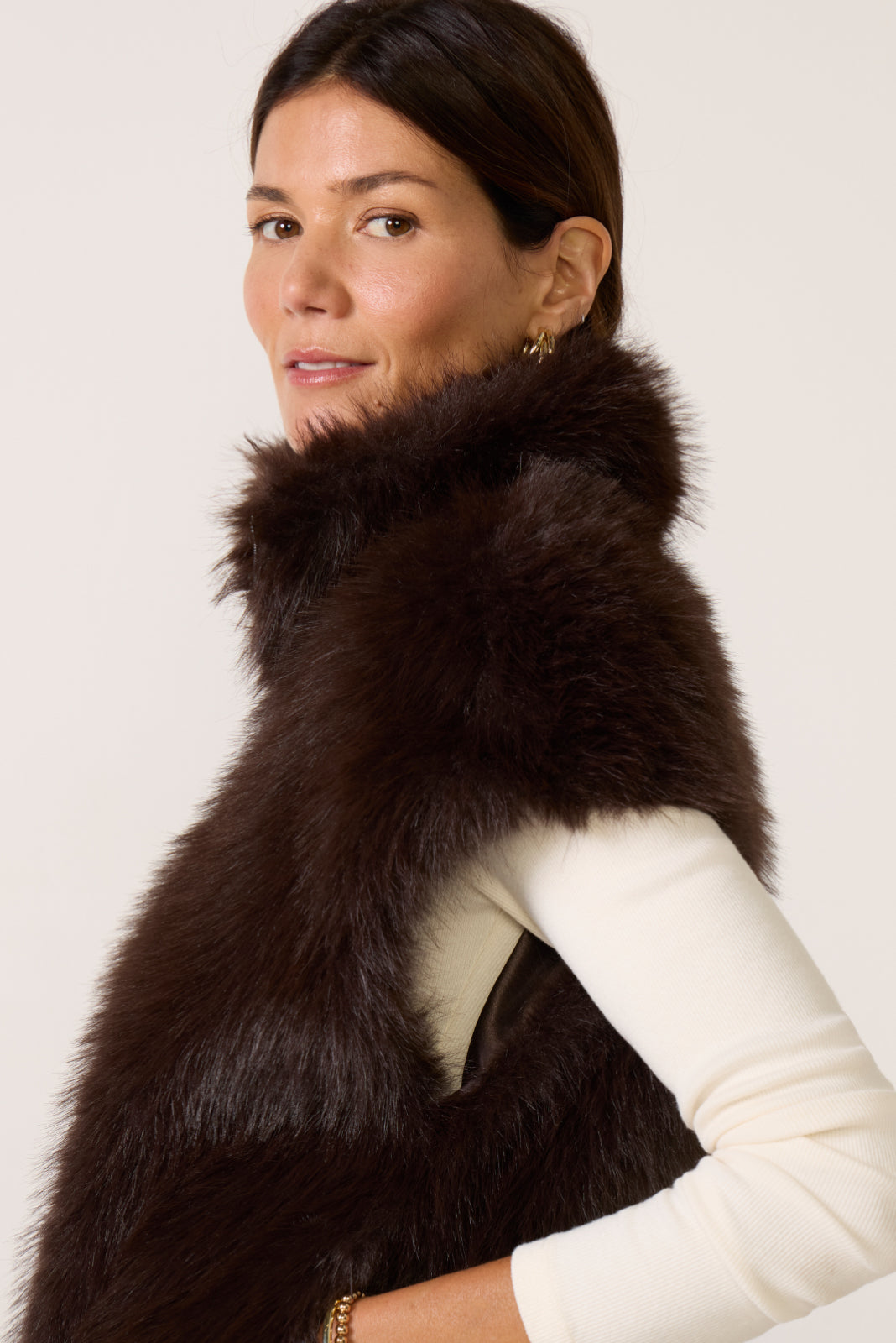 Silky Fur Vest