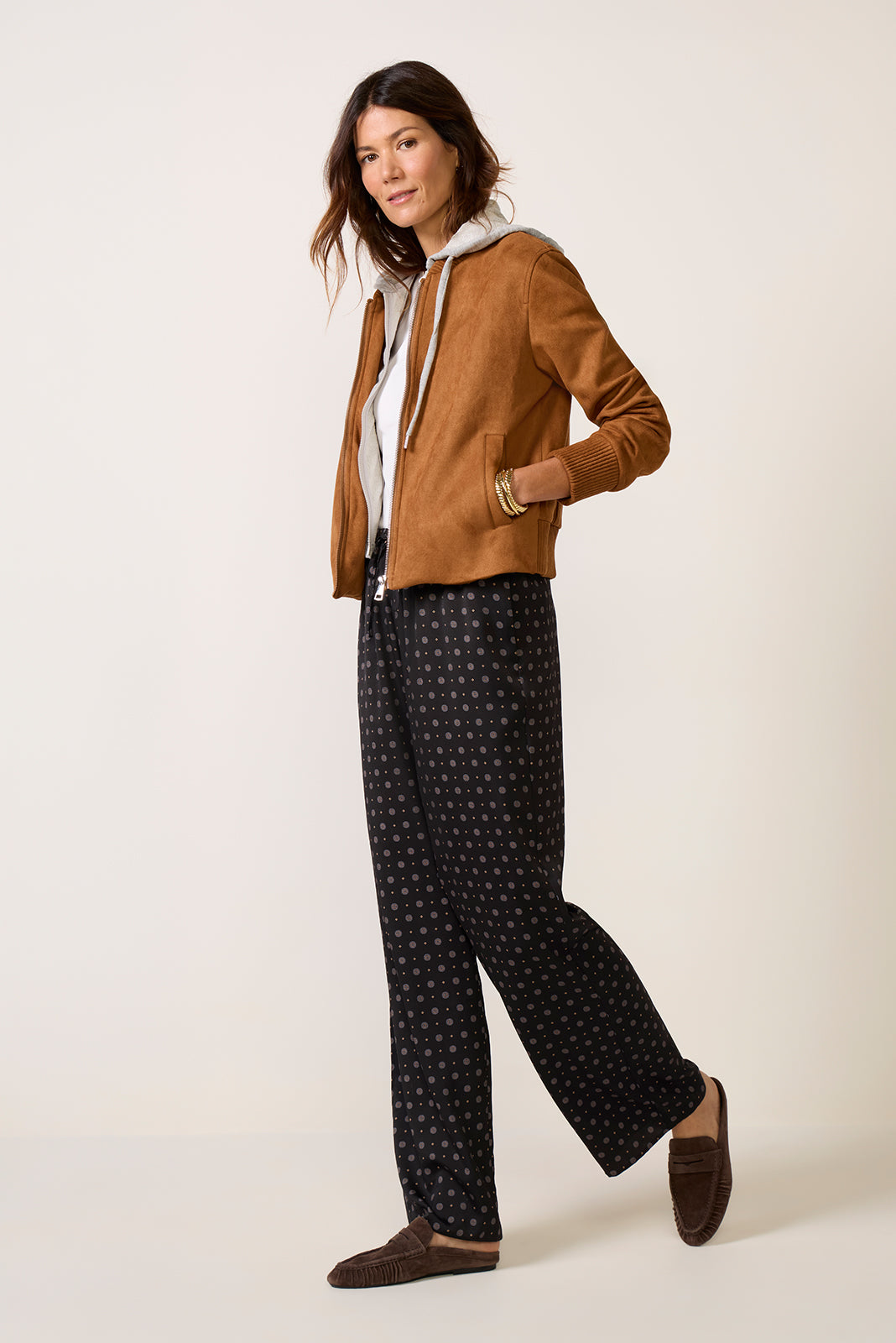 Blake Faux Suede Twofer Jacket