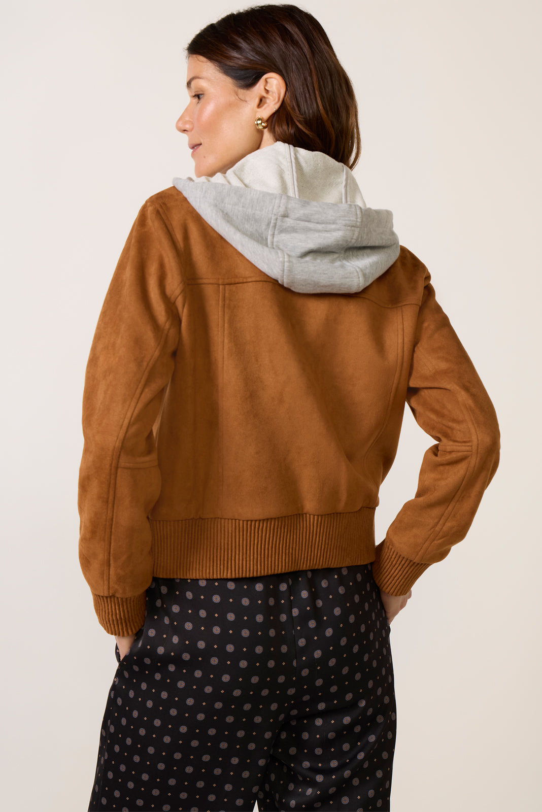 Blake Faux Suede Twofer Jacket