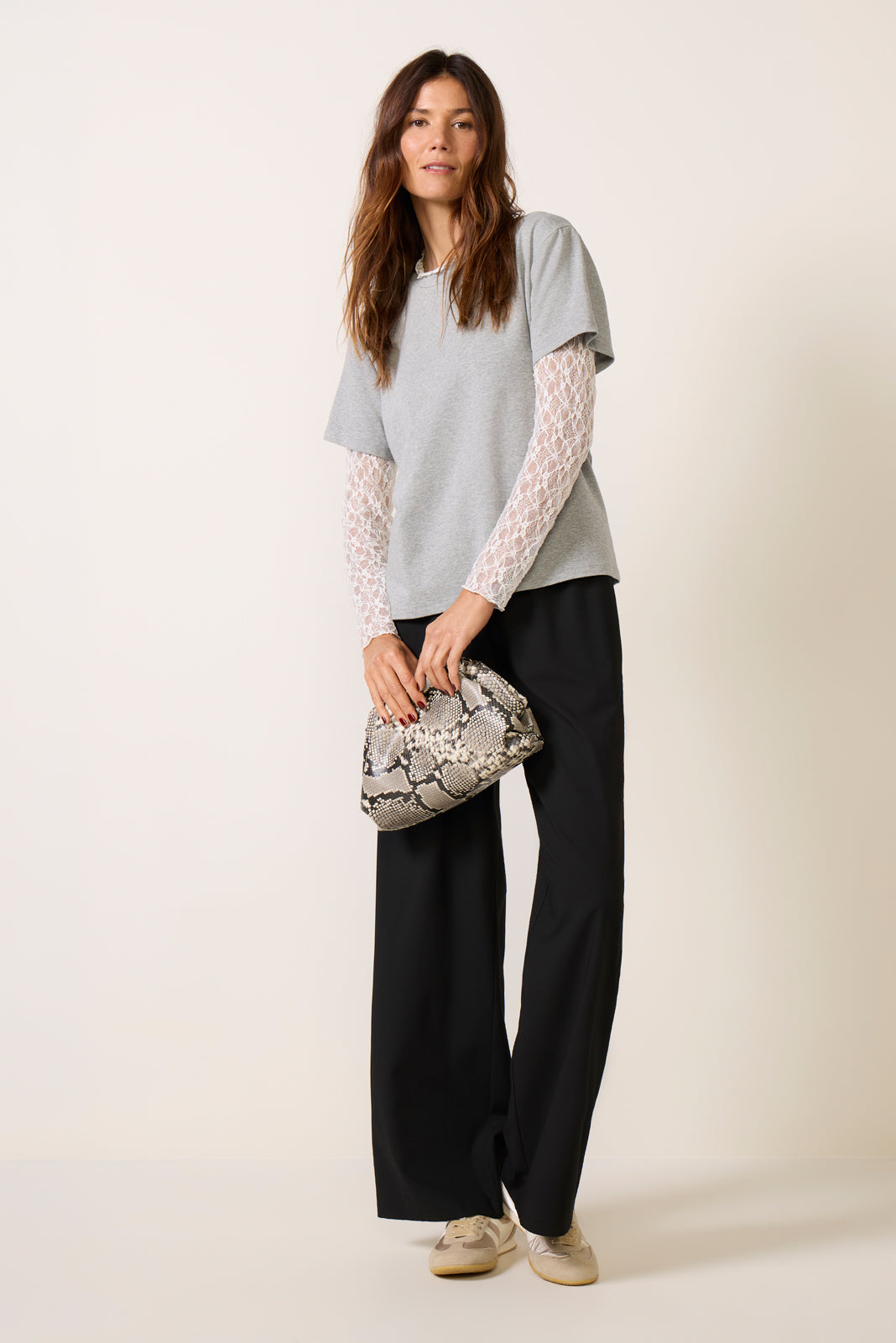 Phena Lace Twofer Tee