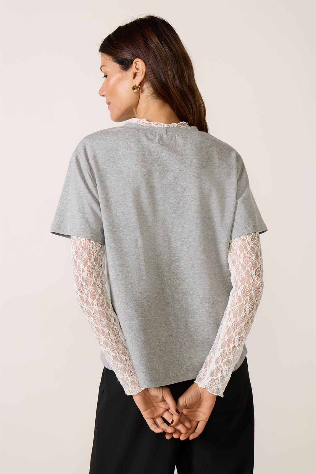 Phena Lace Twofer Tee