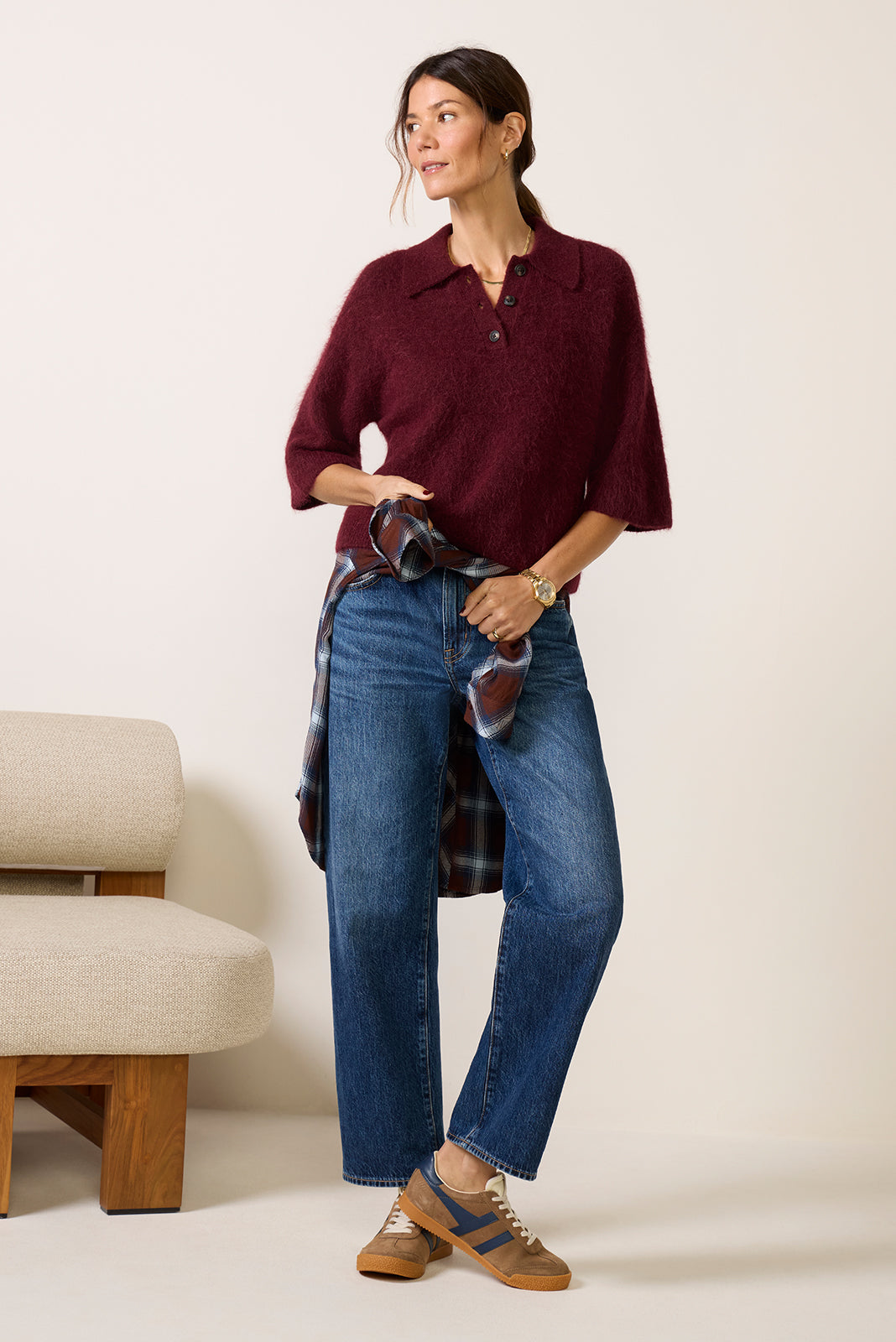 Nadya Polo Sweater