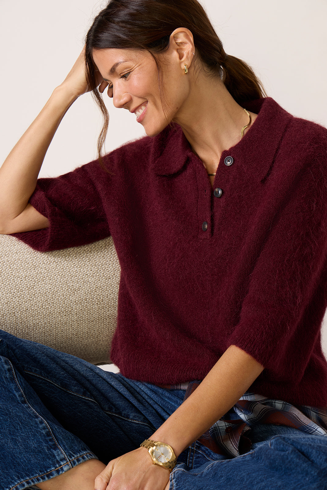 Nadya Polo Sweater