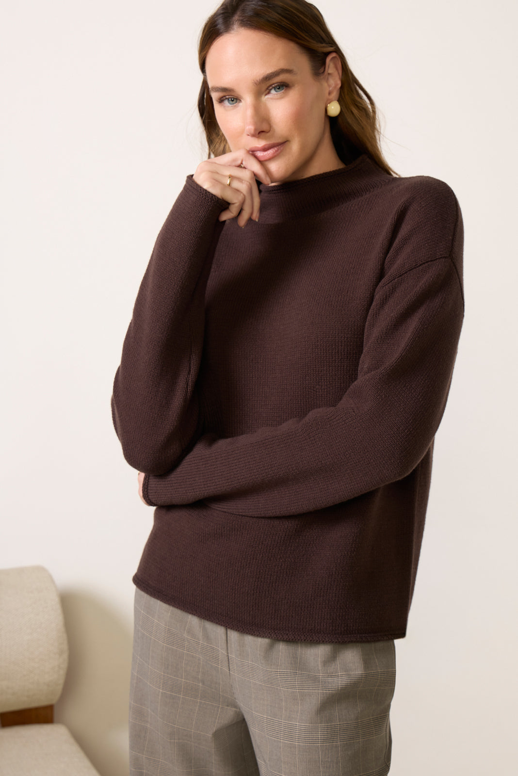 Elara Roll Neck Sweater