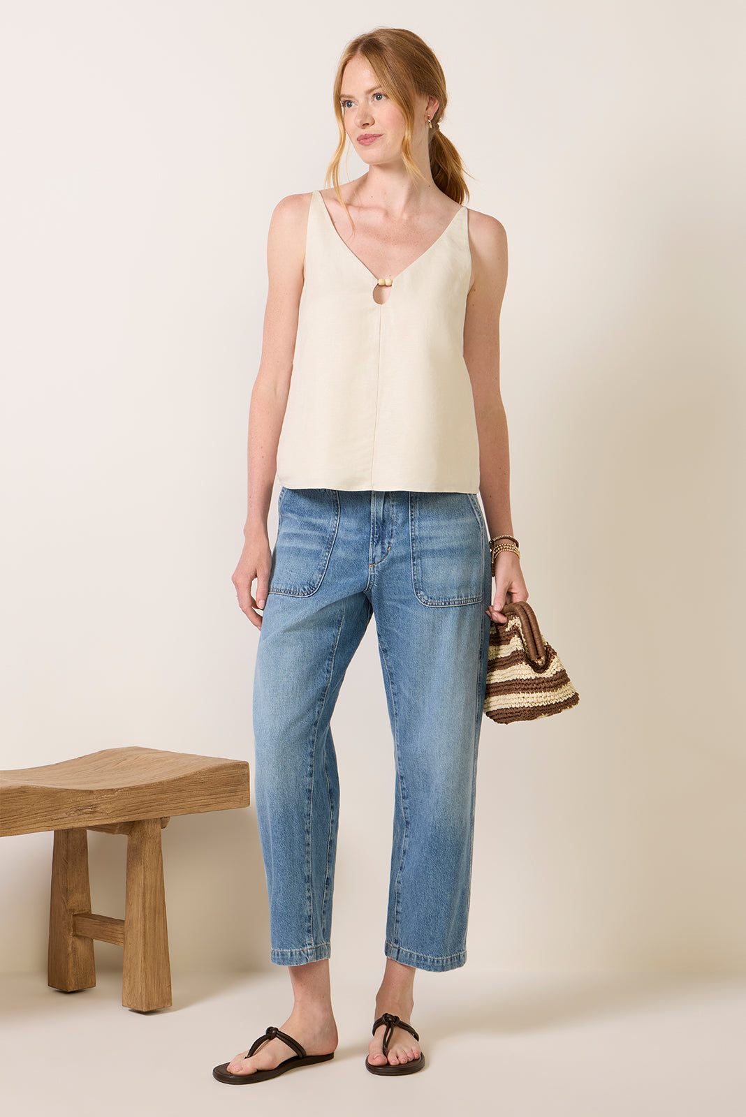 Sonny Key Hole Tank Top