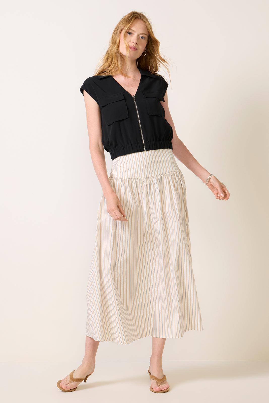 Ronan Utility Zip Up Top