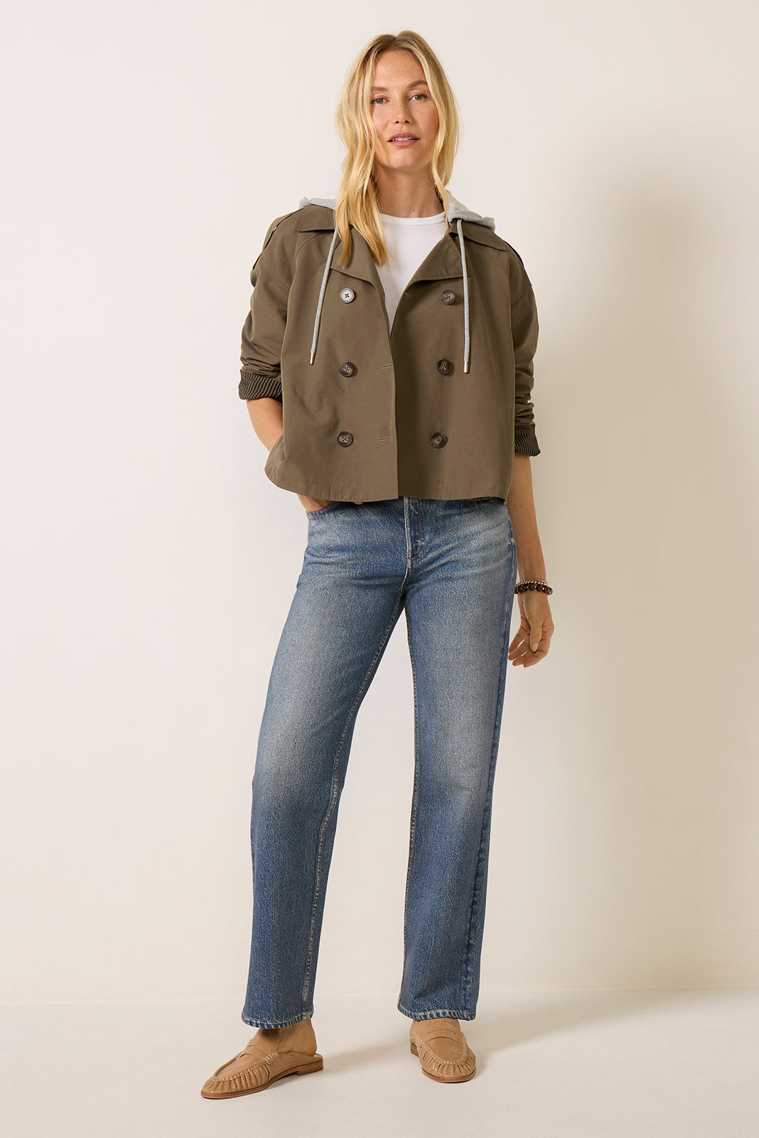 Benny Cropped Trench Jacket