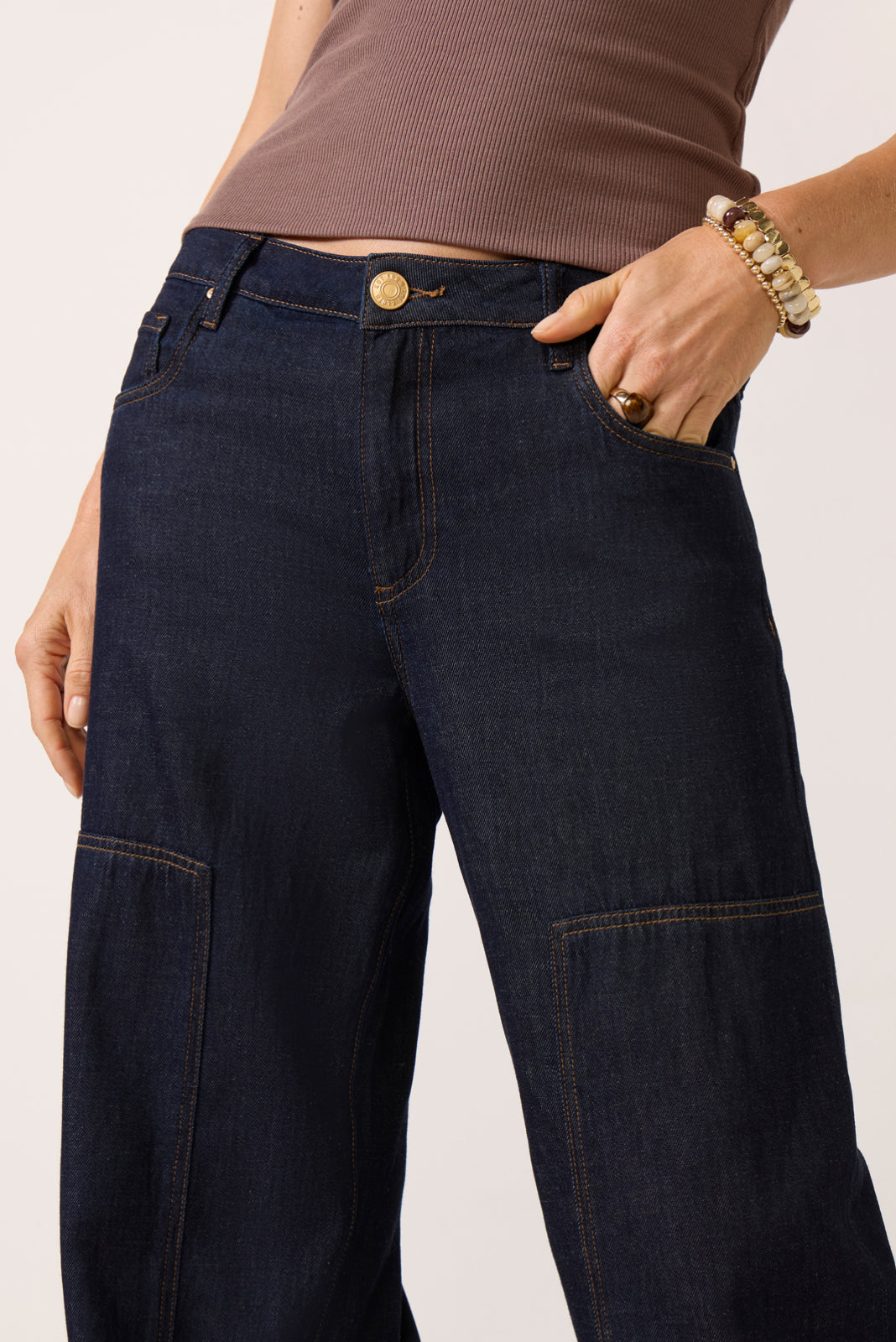 Maya Slouchy Carpenter Wide Leg Jean