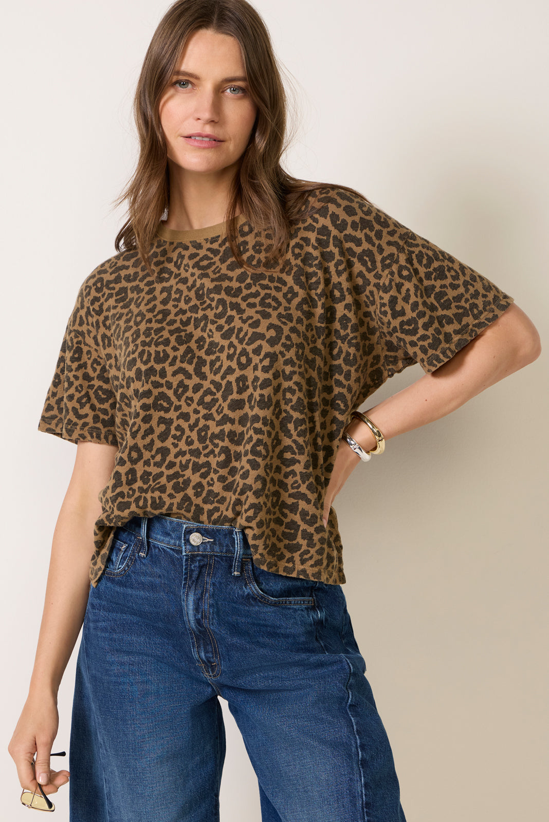 The Short Sleeve Boxy Ringer