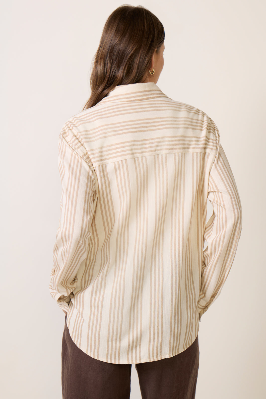 Reese Button Up Stripe Top