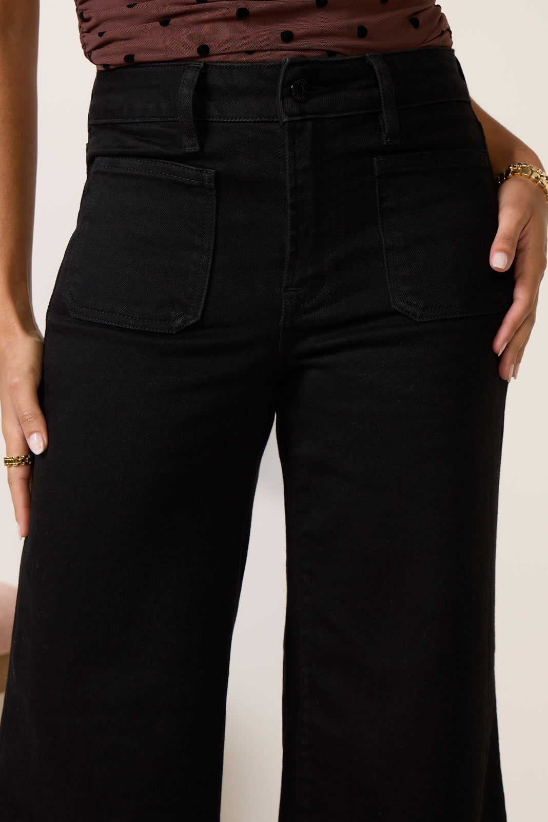 Petite Good Waist Palazzo Jeans