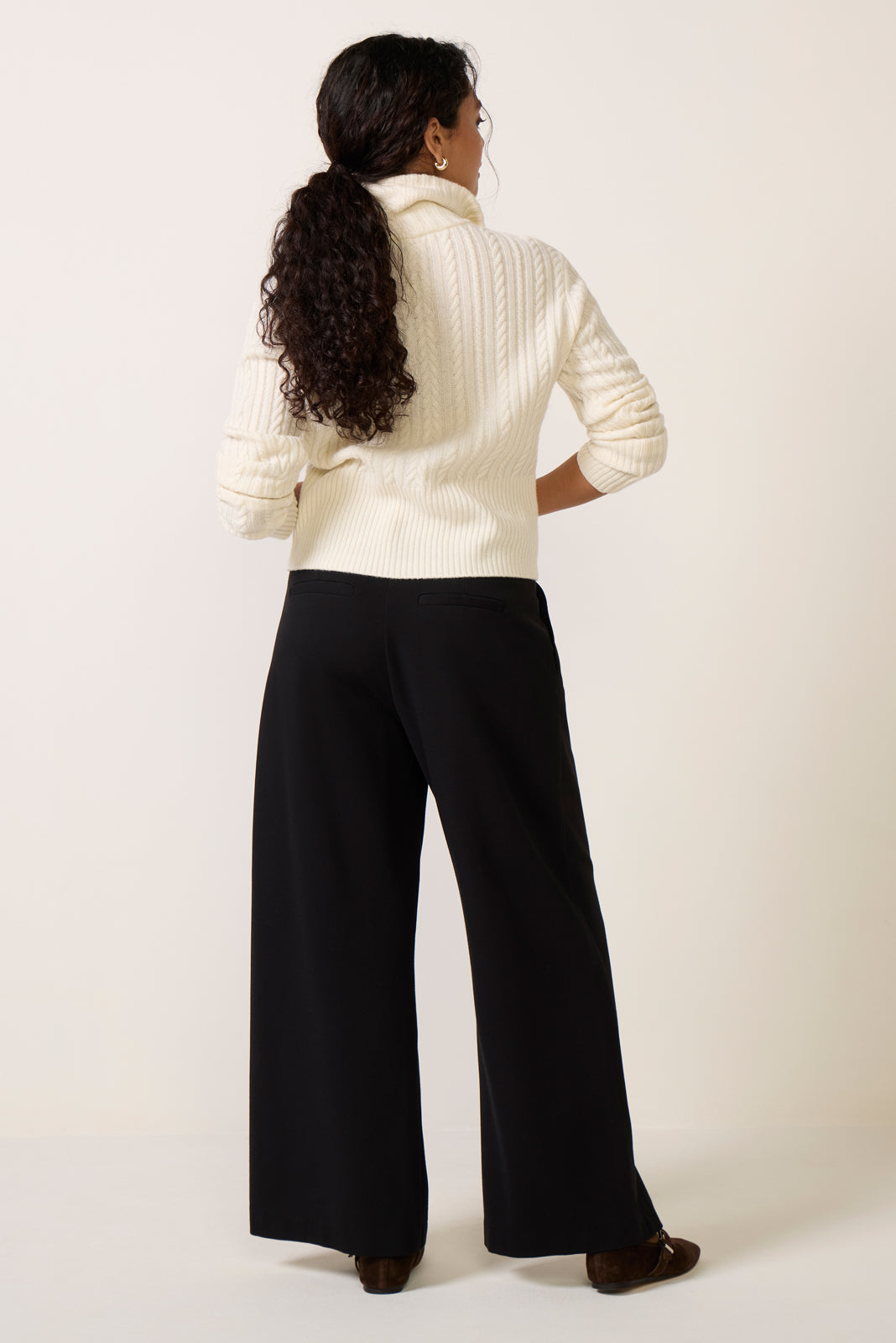 Petite Cheryl Wide Leg Pant