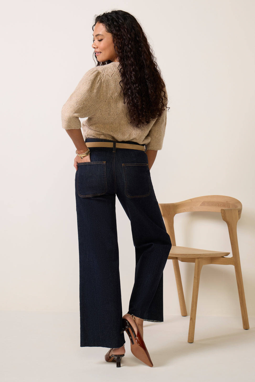 Petite Jodi Front Patch Pockets Jean