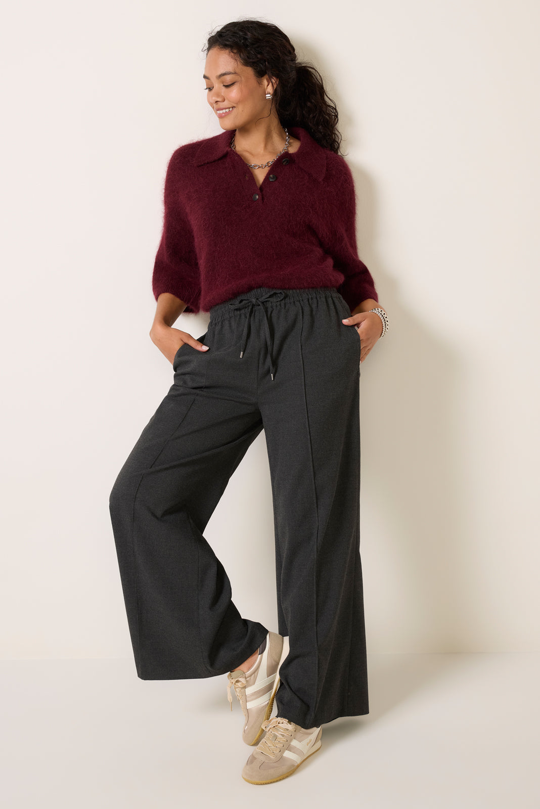 Petite Tala Pintuck Trouser