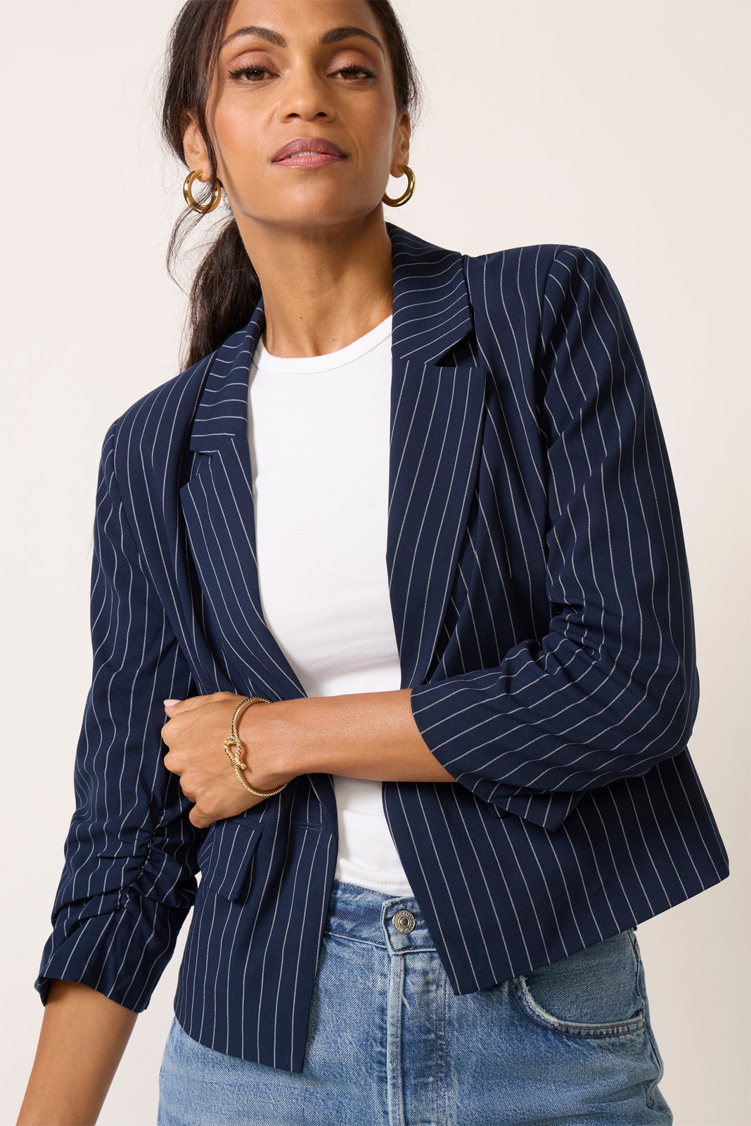 Astor Pinstripe Blazer
