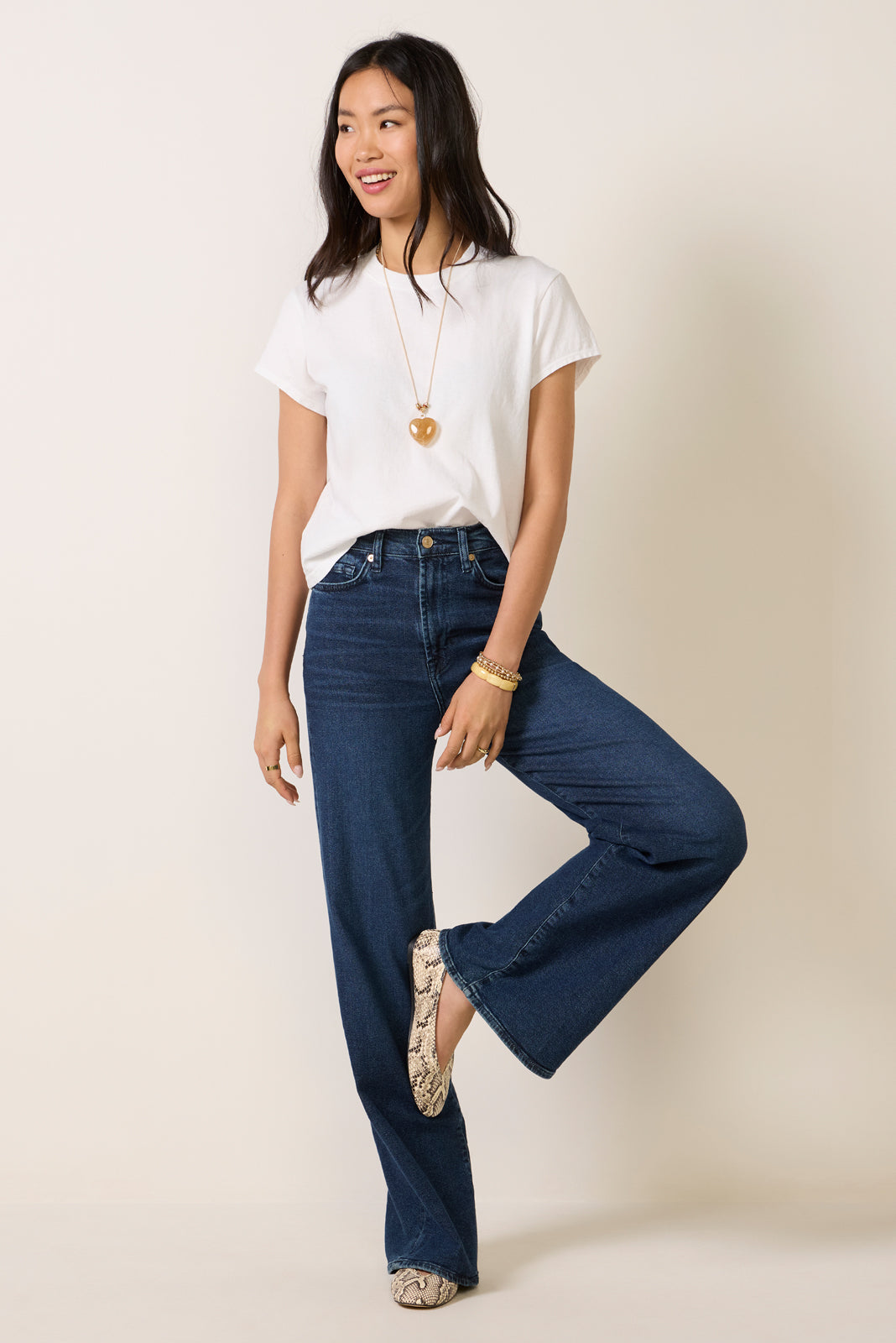 Solene Boxy High Crew Tee