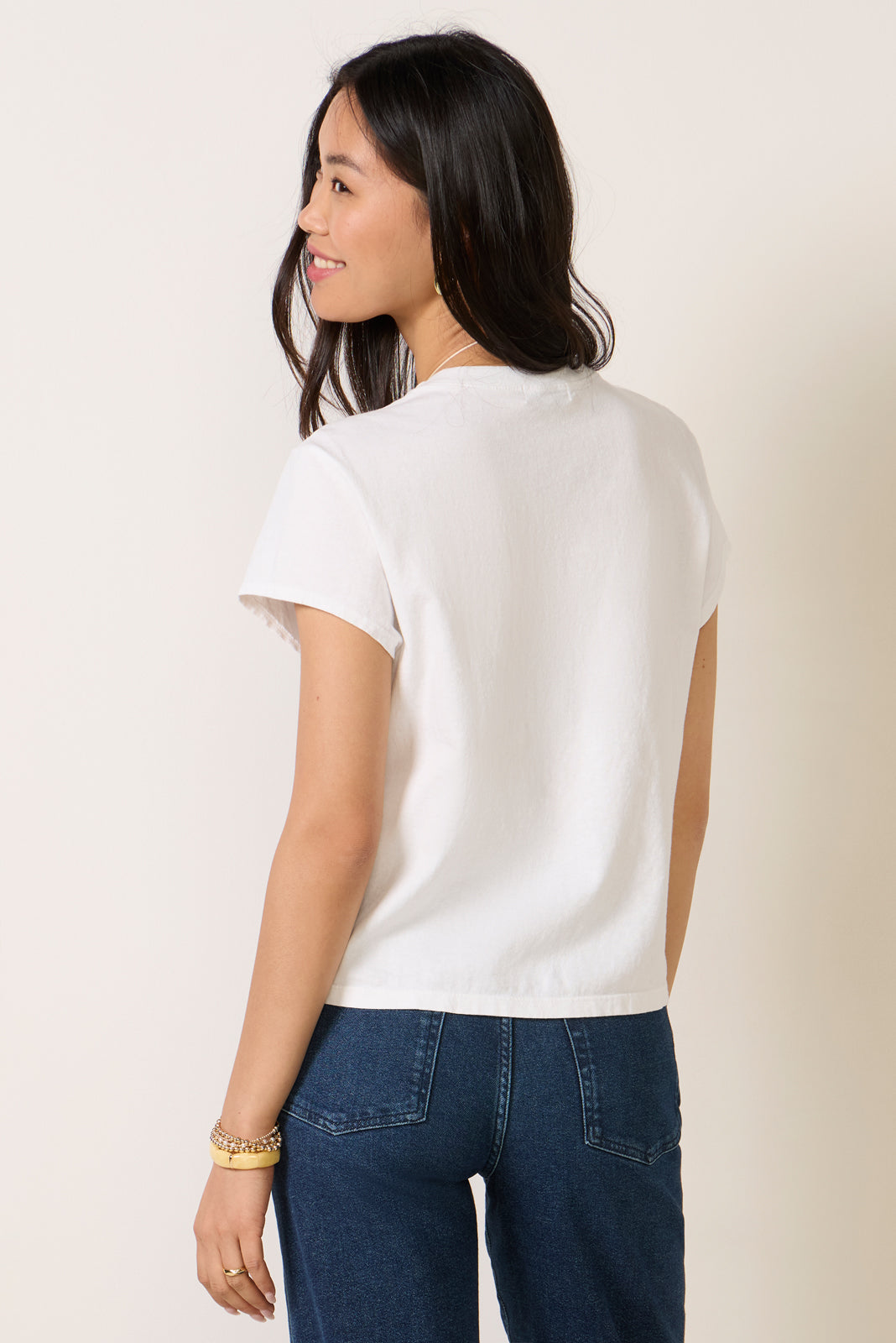 Solene Boxy High Crew Tee