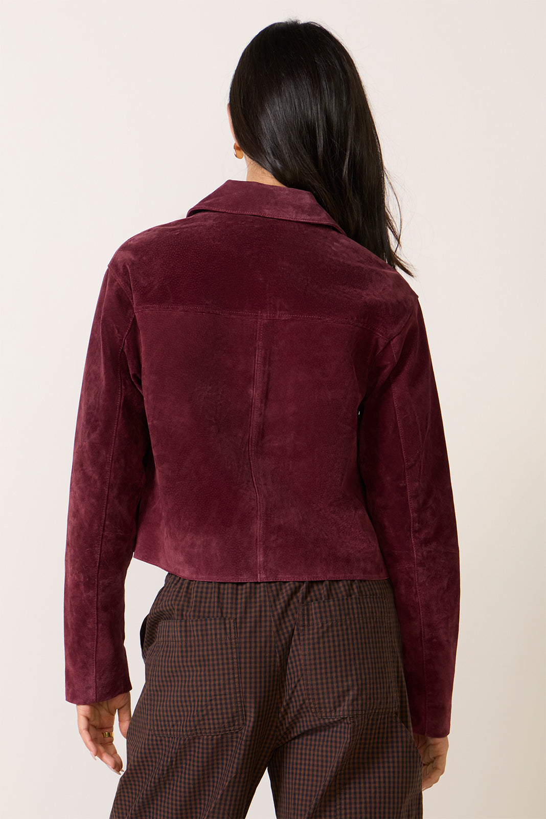 Crop Suede Jacket