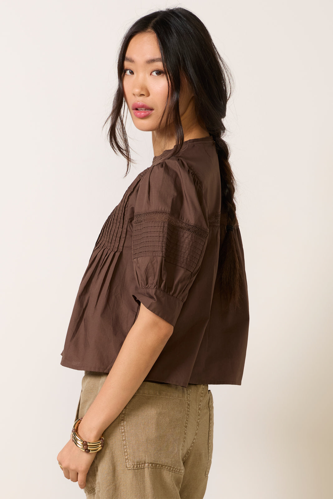 Mitchell Pintuck Blouse