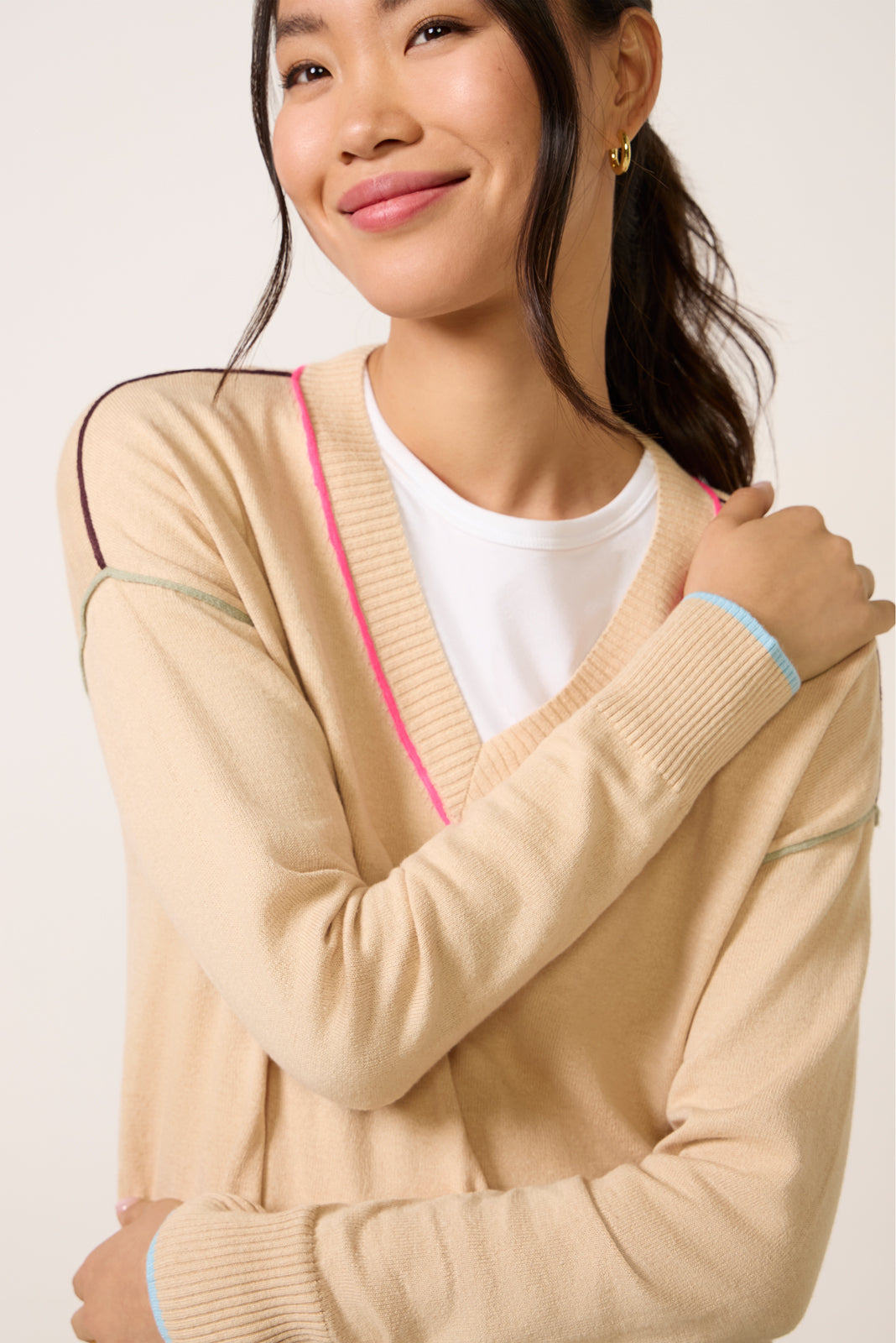 Pop Stix V Neck Pullover