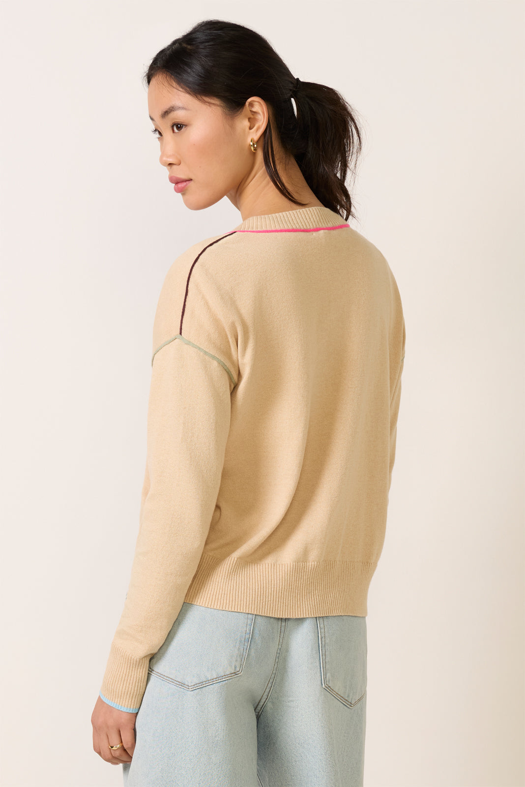 Pop Stix V Neck Pullover