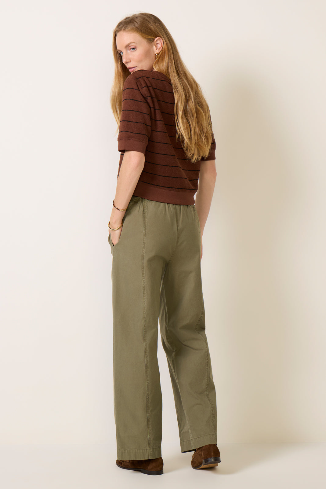 Cotton Twill Drawstring Pant