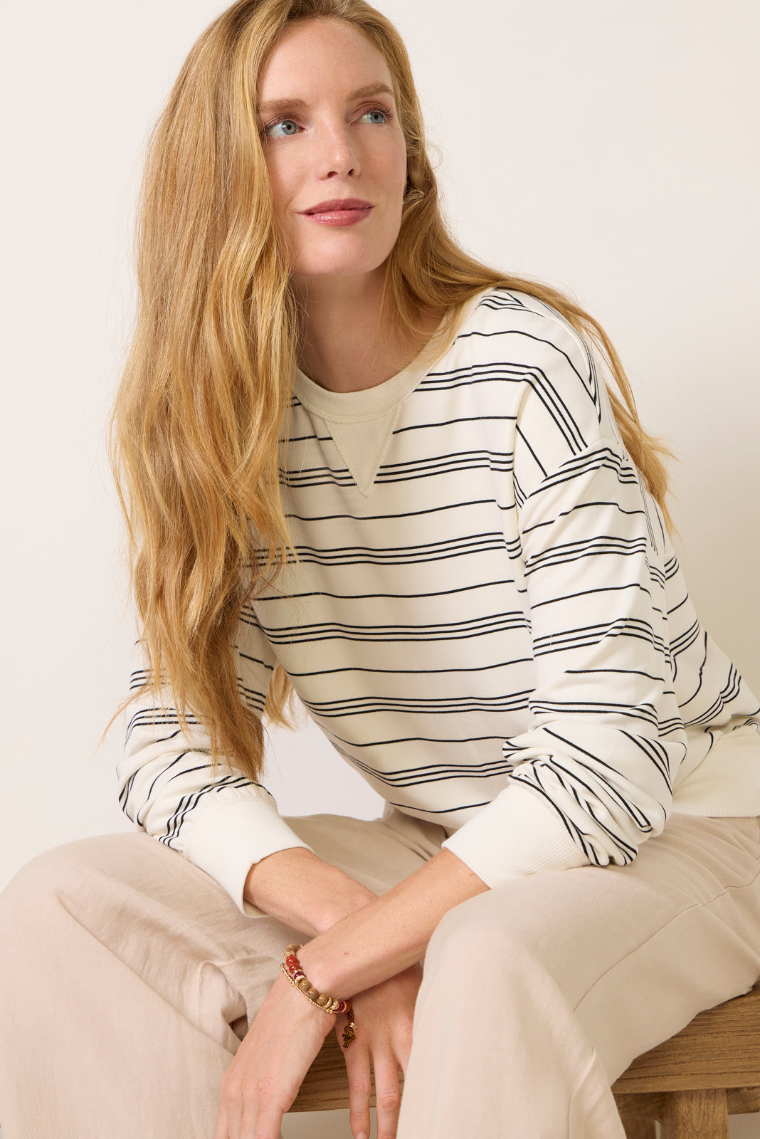 Stand Out Stripe Sweatshirt
