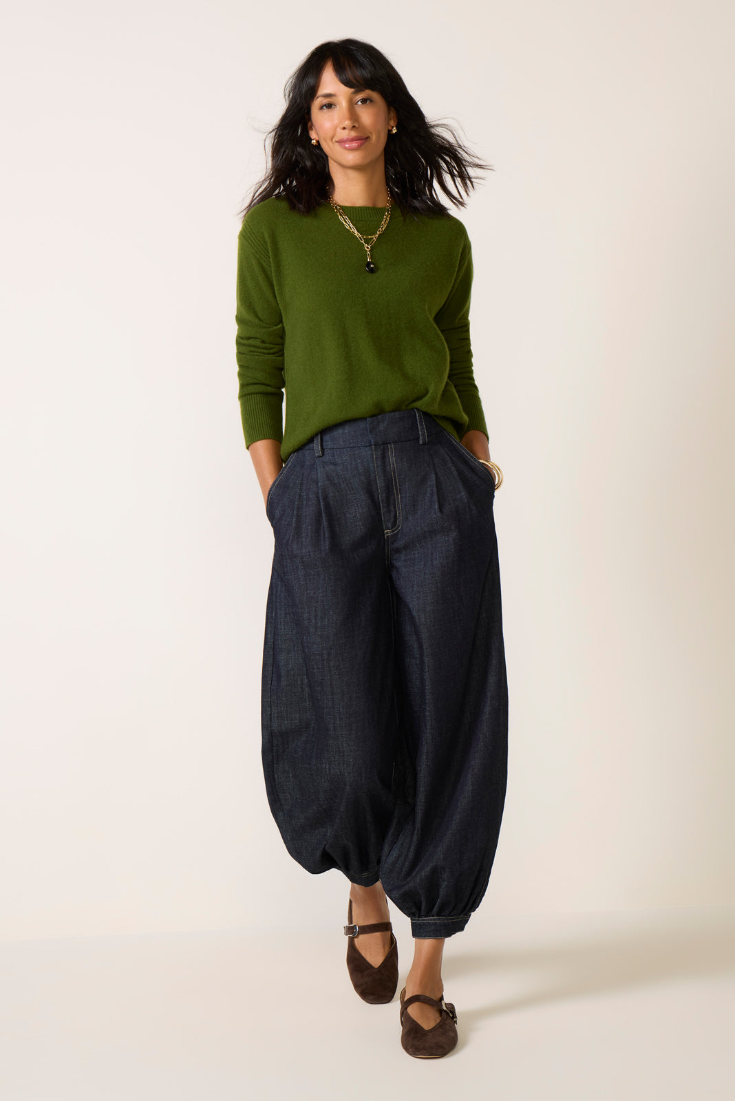 Minka Long Sleeve Cashmere Sweater