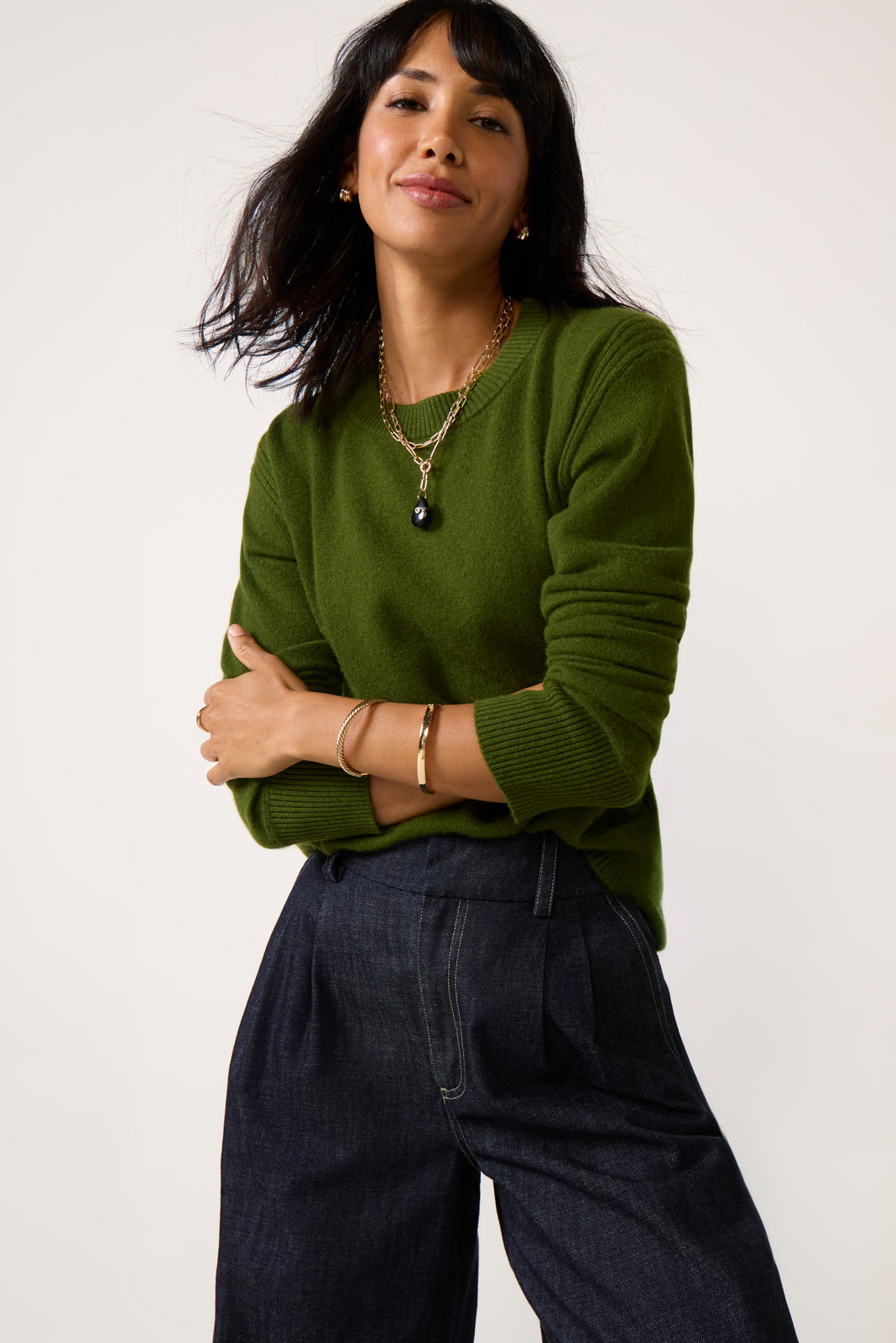 Minka Long Sleeve Cashmere Sweater