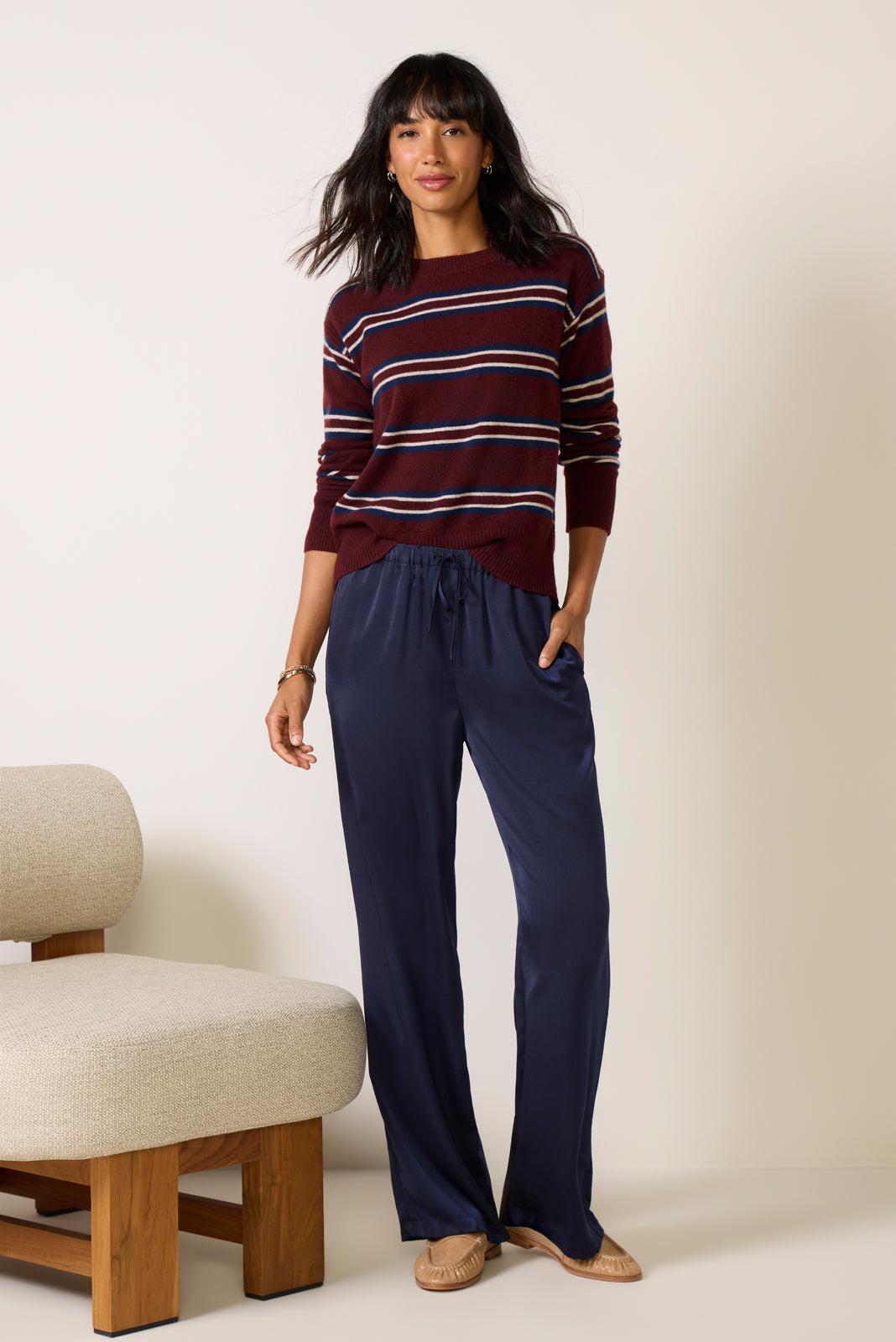 Minka Long Sleeve Cashmere Sweater