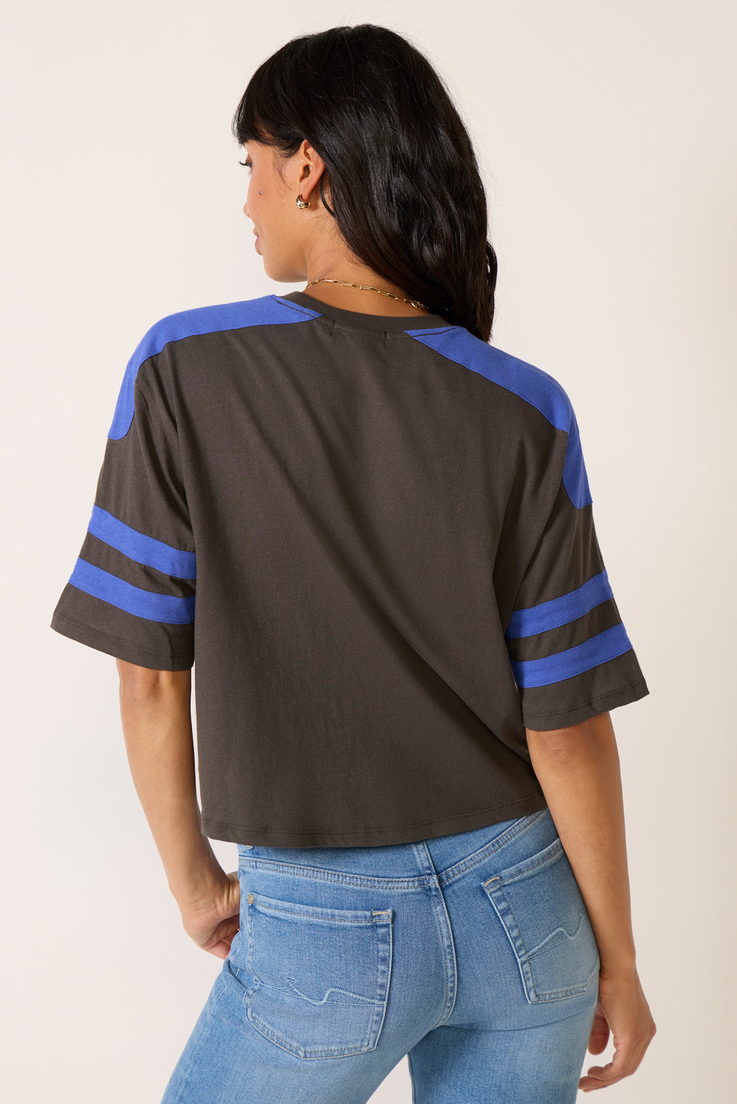 Cowboys Bling Crop Tee