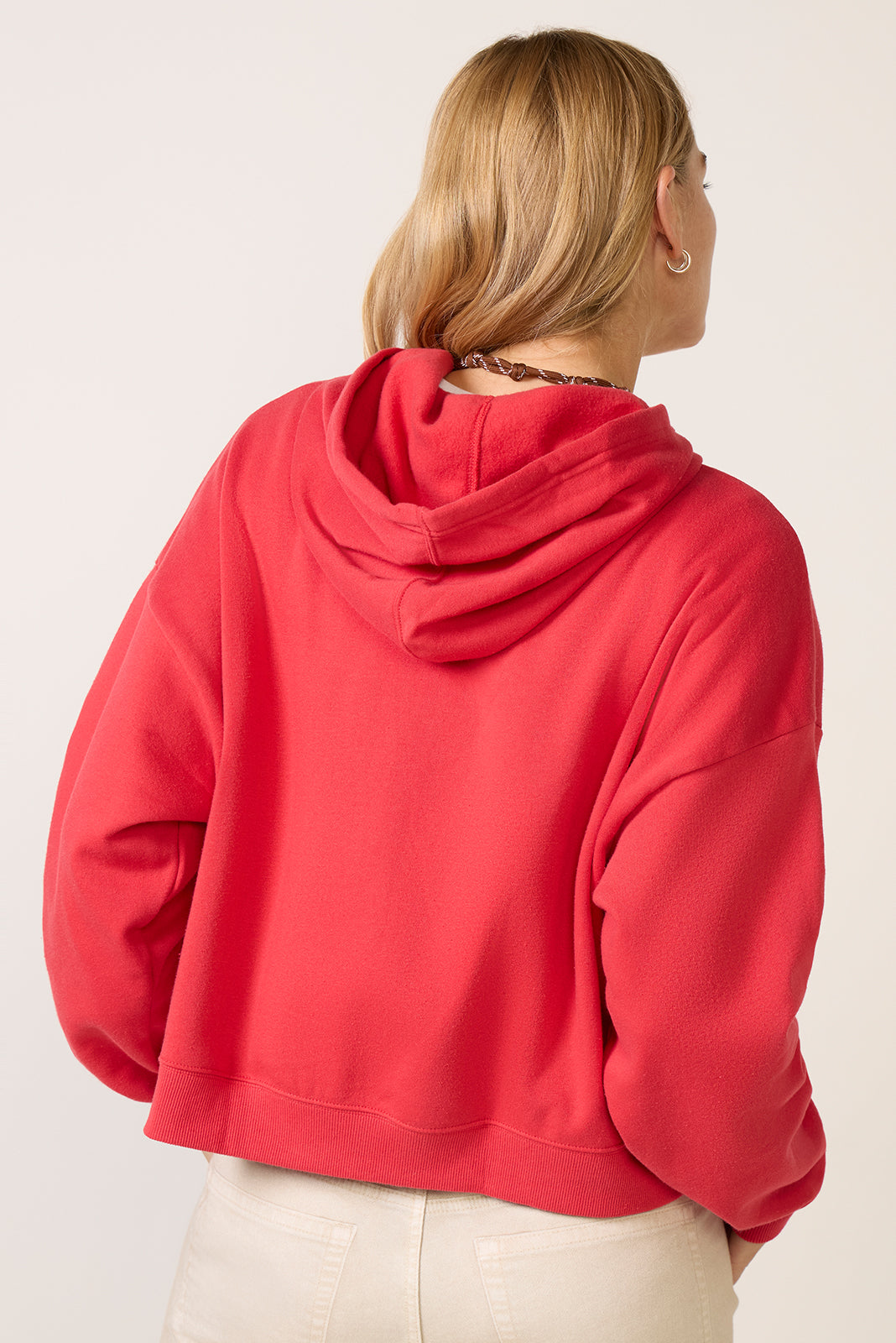 49ers Oversized Crop Hoodie