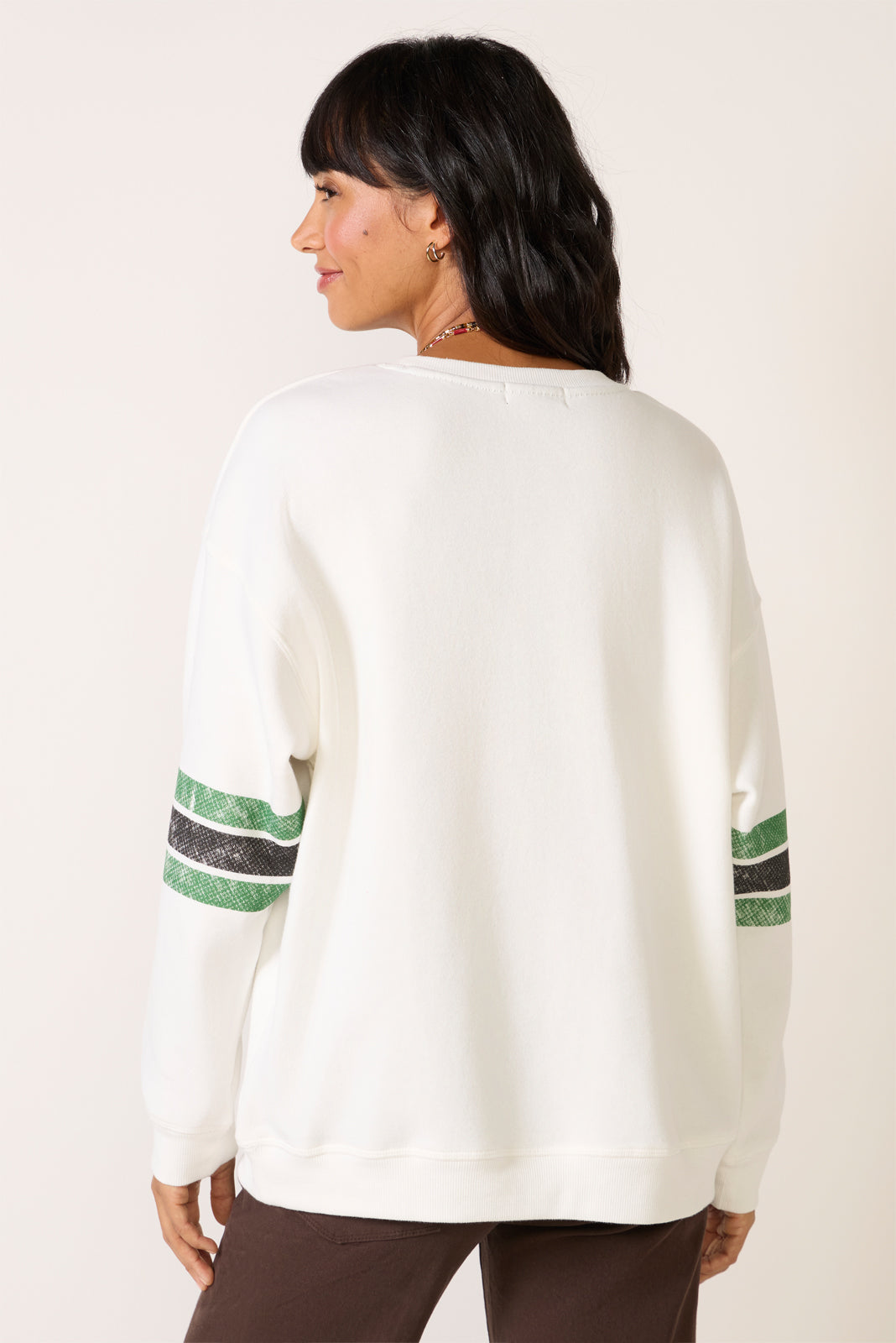 Eagles Oversized Stripe Sweatshirt