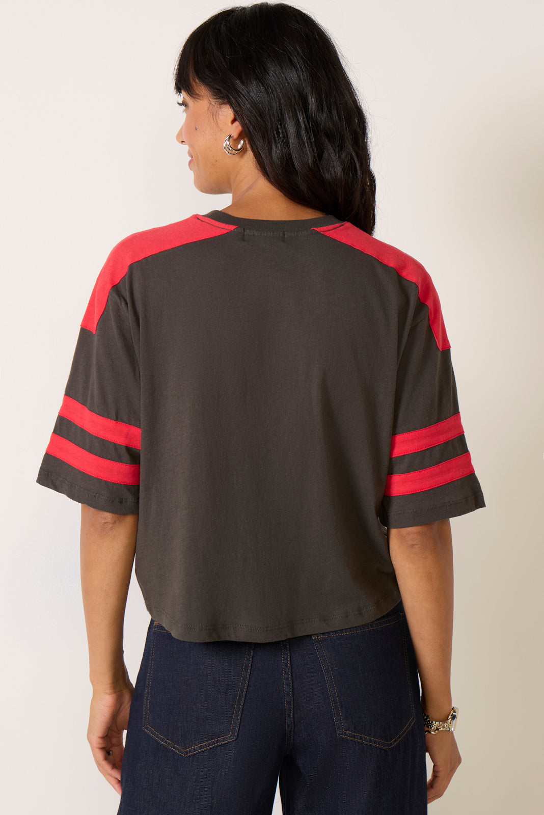 49ers Bling Crop Tee