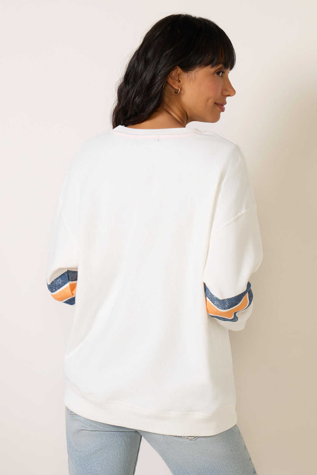 Bears Oversized Stripe Sweatshirt