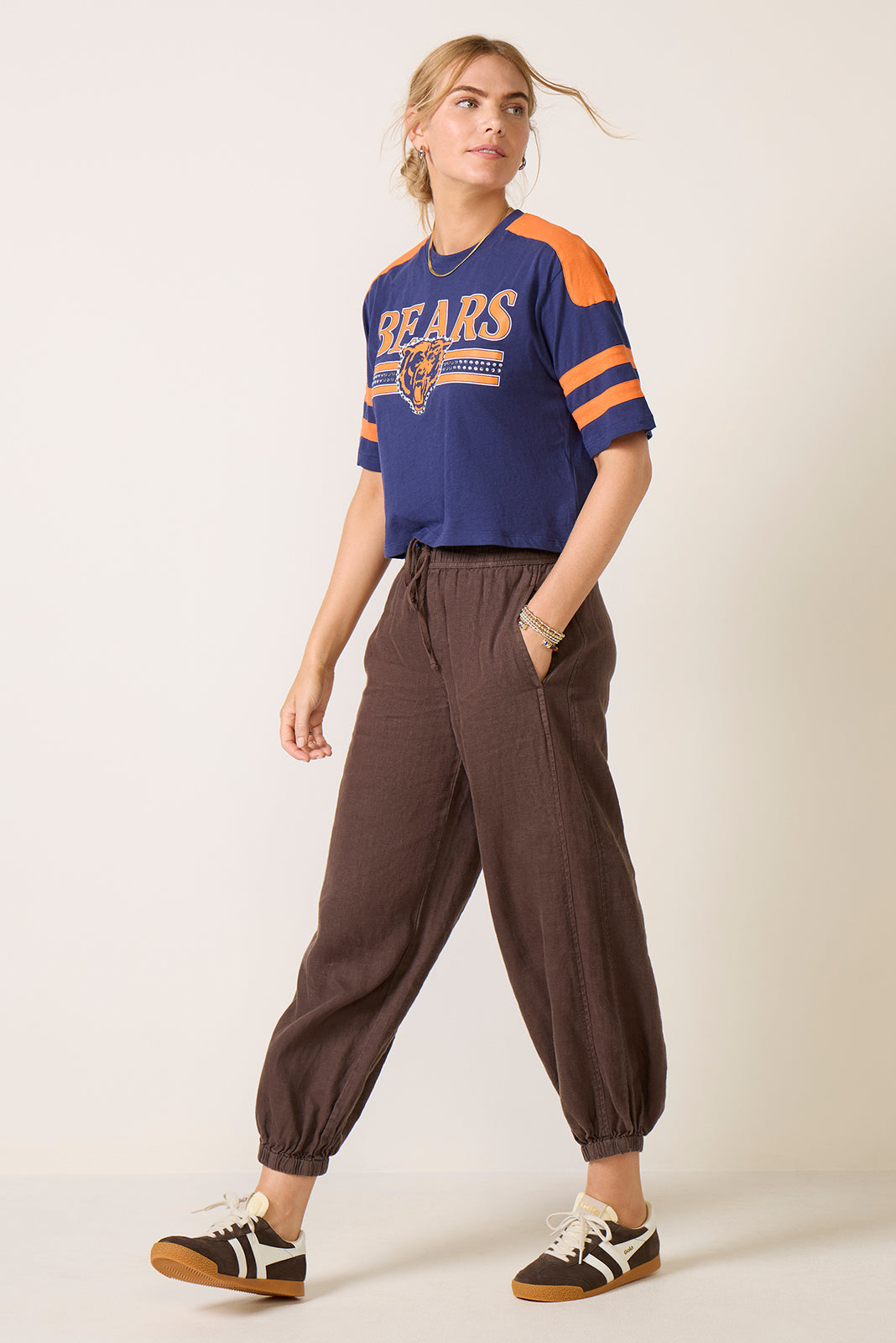 Bears Bling Crop Tee