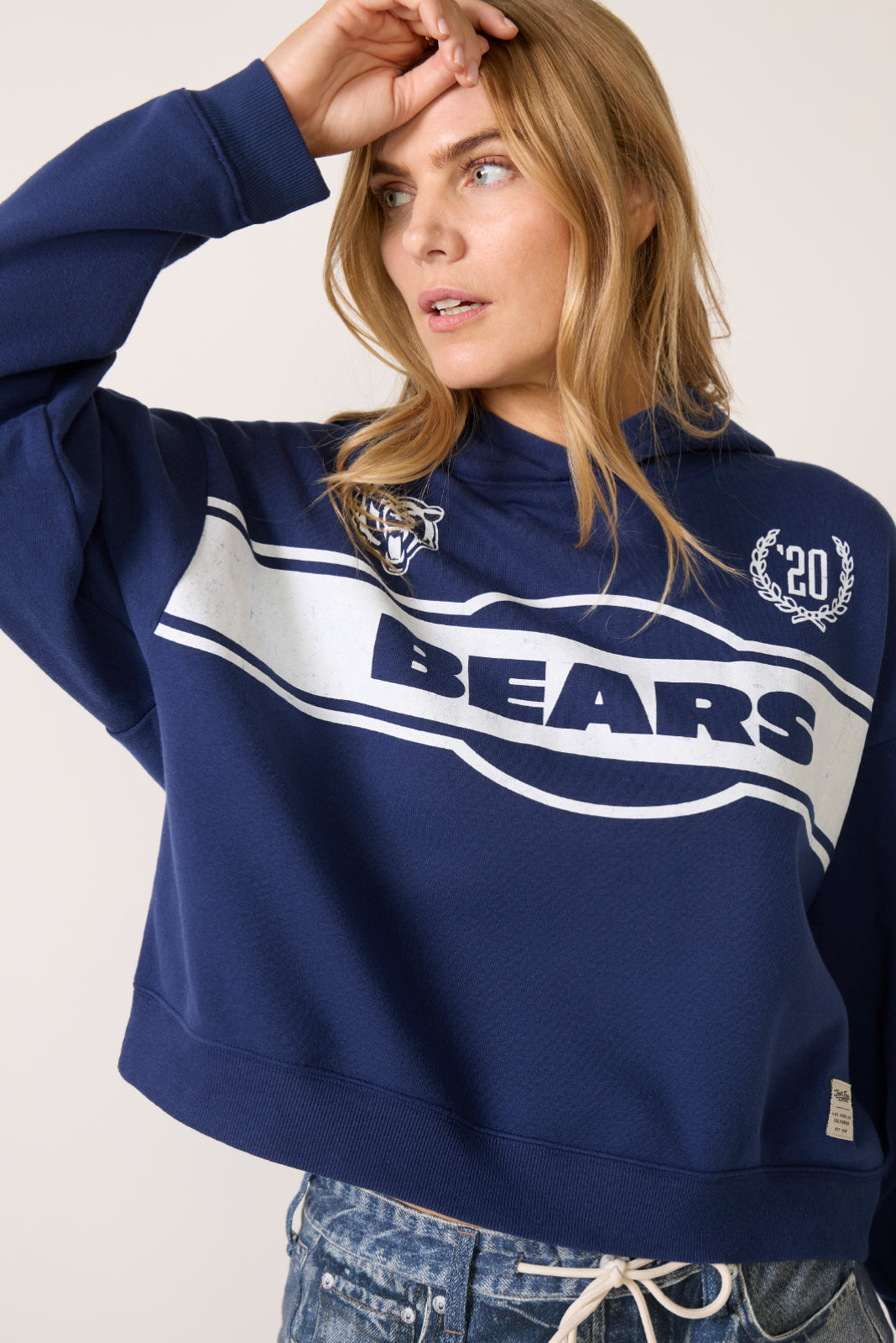 Bears Oversized Crop Hoodie