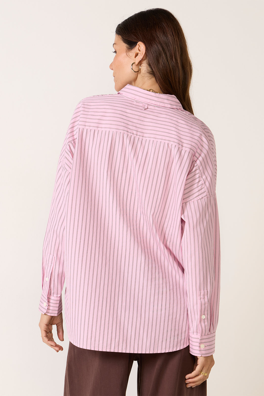 Jo Shirt in Stripe Cotton Poplin