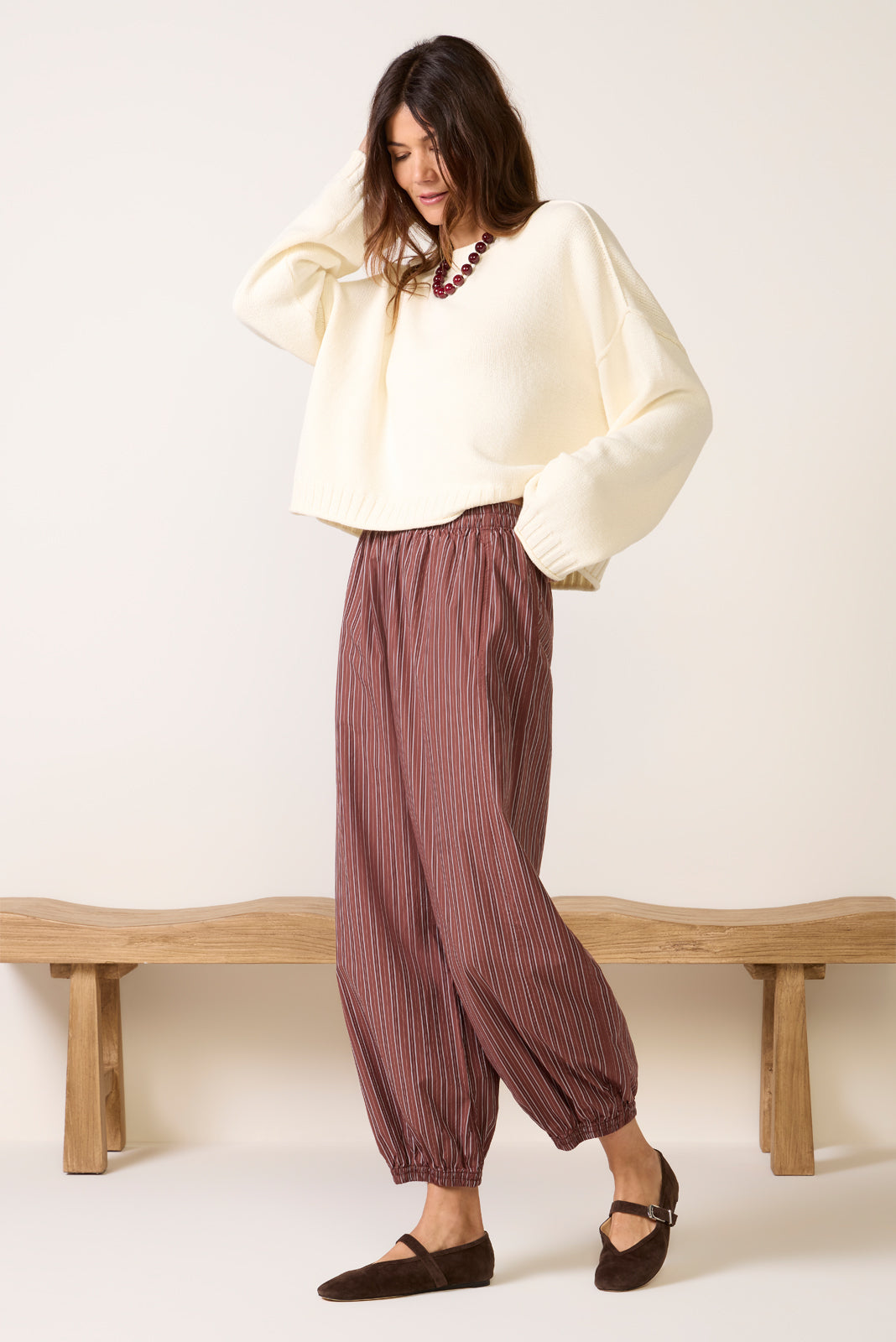 Carine Poplin Balloon Pant
