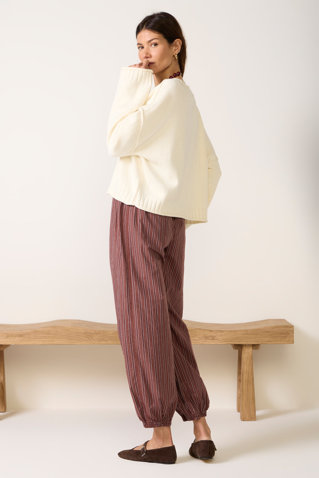 Carine Poplin Balloon Pant