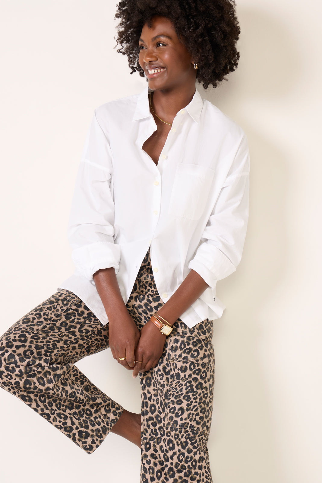 Jo Shirt in Cotton Poplin