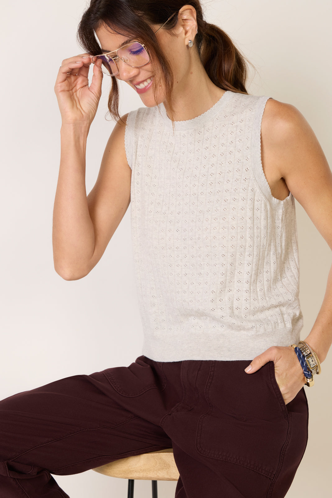 Odette Sweater Tank
