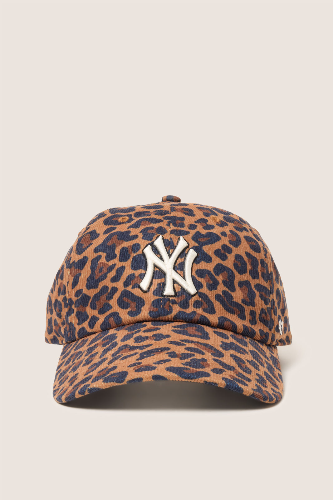 Leopard Corduroy Baseball Cap