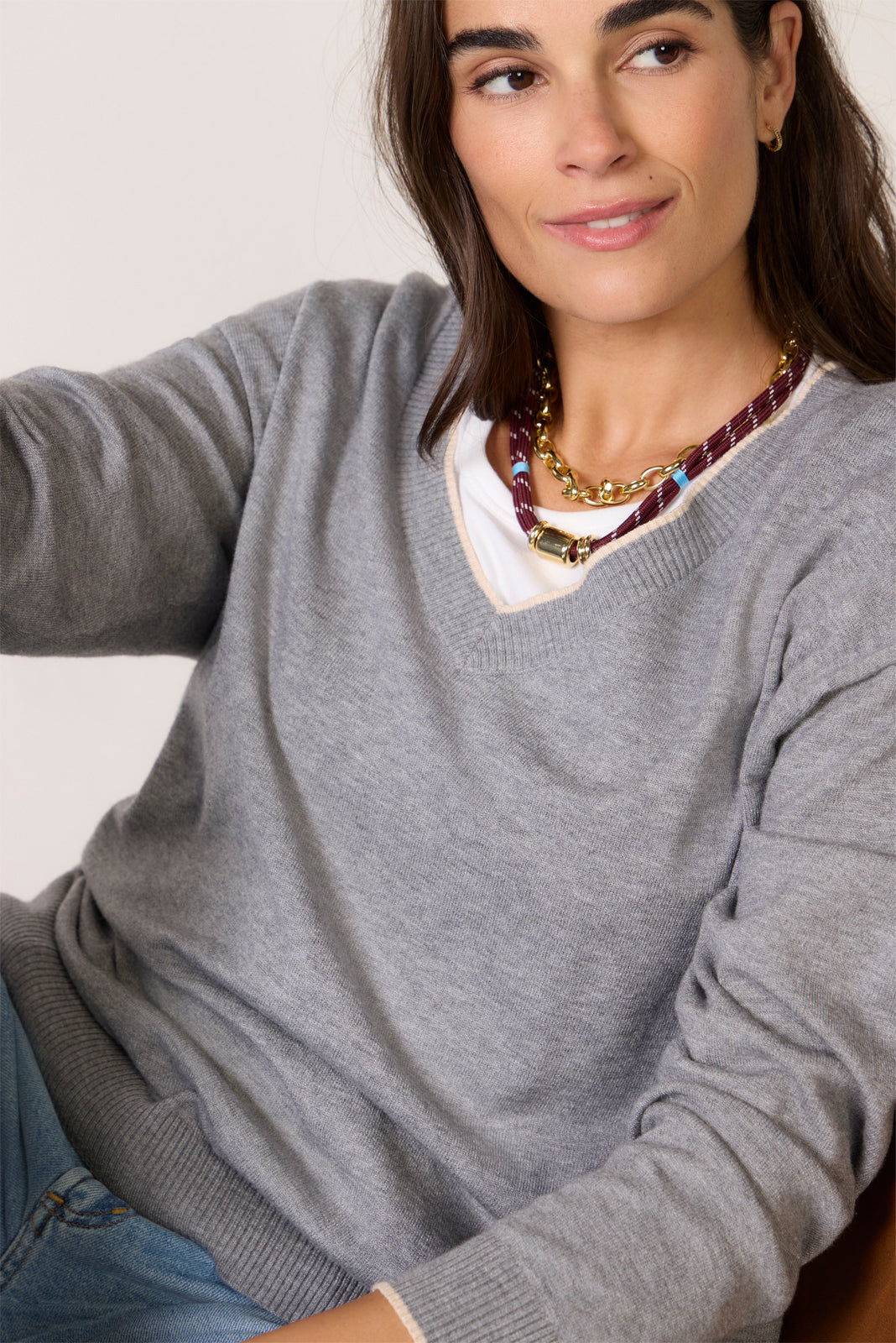 The Cozy V Neck Sweater