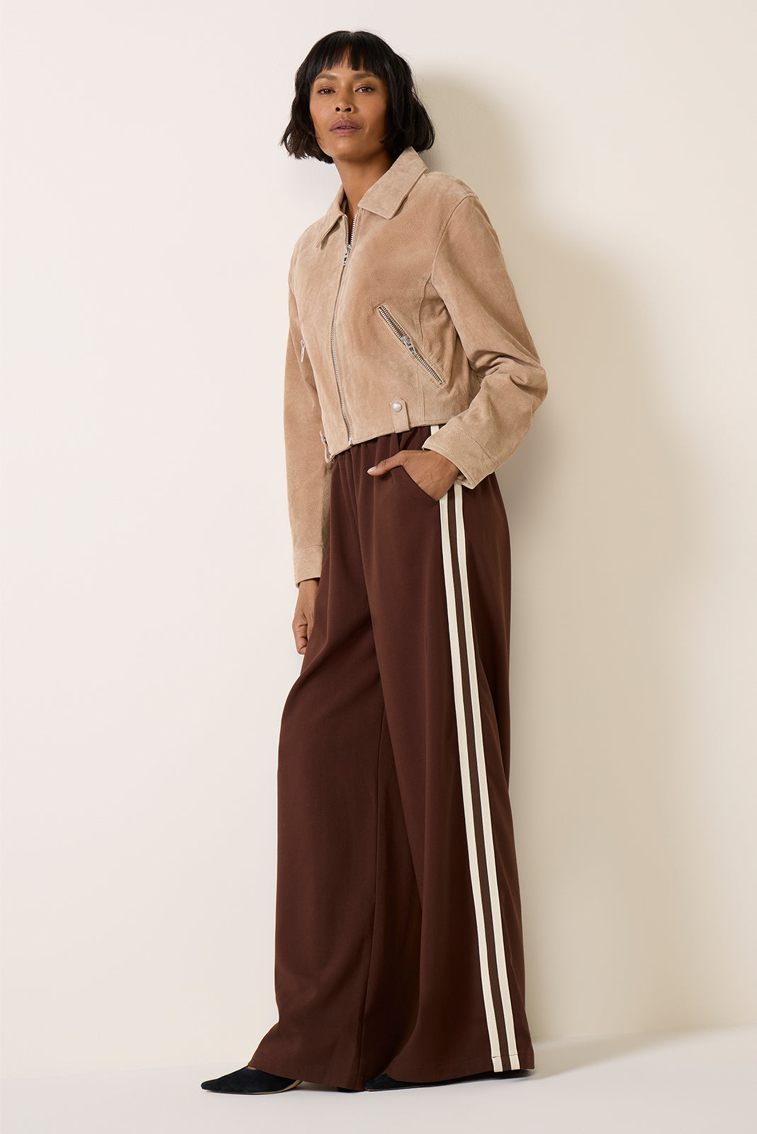 Latte Frappe Suede Jacket
